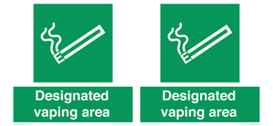 Designated vaping area